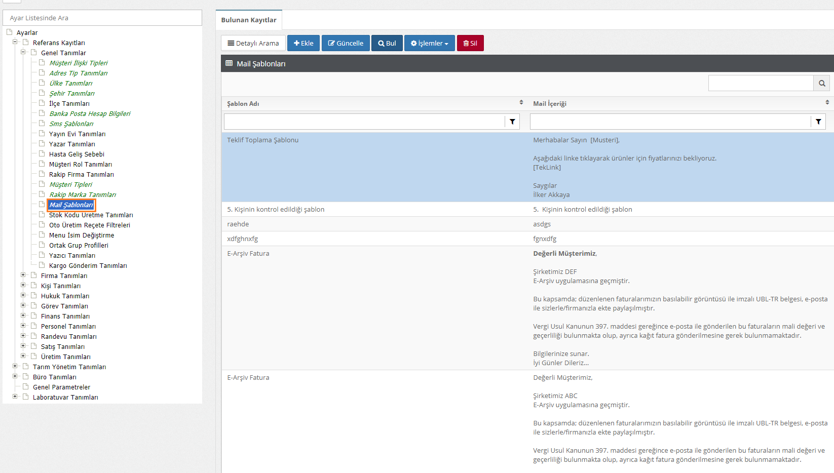 Genel Tanım Ayarları Nasıl Yapılır